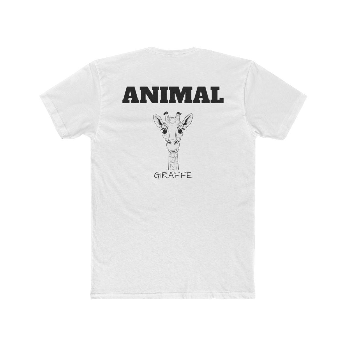 White Giraffe Crew Tee