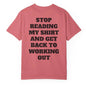 Get Back To Working Out T Shirt