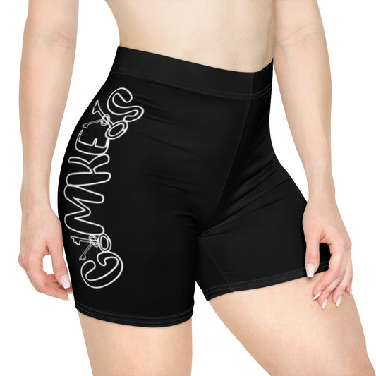 Black Women's Biker Shorts