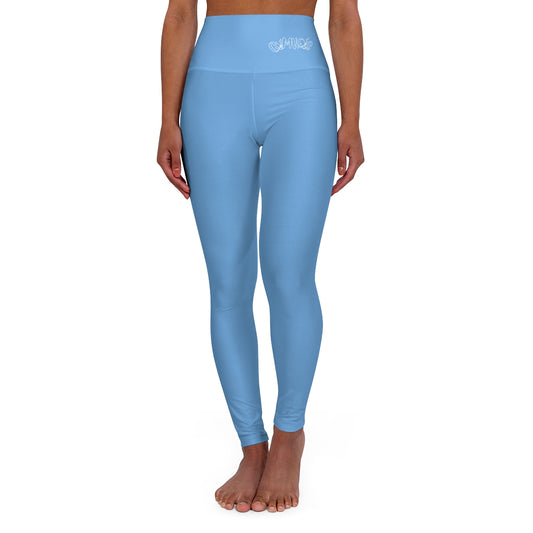 Blue High Waisted Leggings