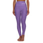 Purple High Waisted Leggings