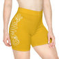 Yellow Women's Biker Shorts